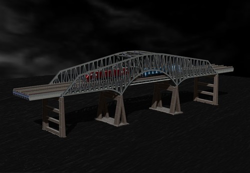 Bridge H0 scale trains Baltimore bridge reproduction File STL for 3D Printer - 第 1/21 張圖片