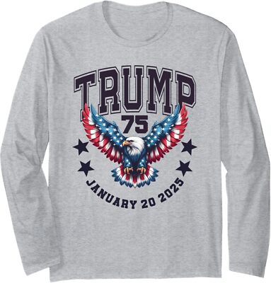 Trump Inauguration 2025 President 75Th Ceremony Gift Long Sleeve Tshirt