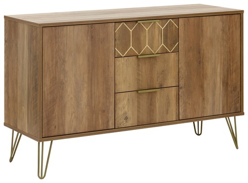 Orleans 2 Door 3 Drawer Cabinet Mango - Picture 9 of 10