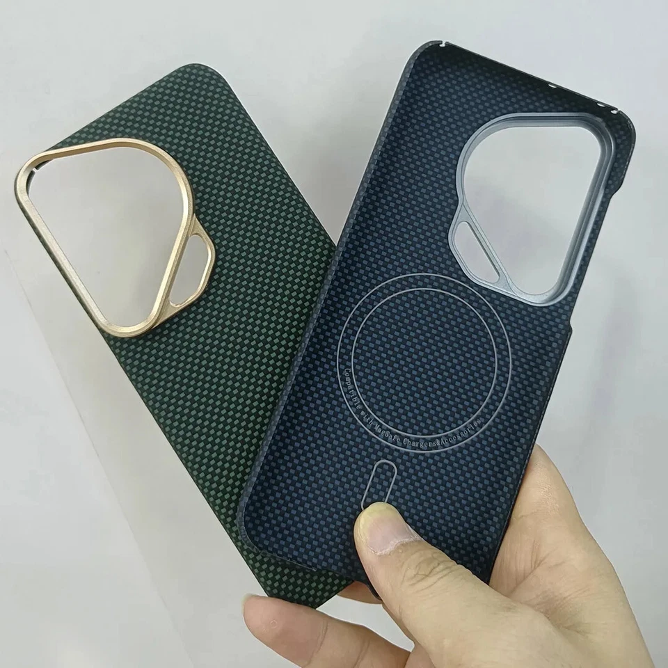 Real Carbon Fiber Magsafe Case Fr Huawei Pura 70 Ultra Pro Hard Thin Matte Cover - Image 2 of 4