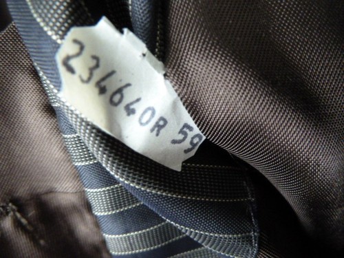 KENNETH COLE NY Vtg Brown Wool Sport Coat Jacket Blazer~USA Made~Logo Buttons 40 - Picture 10 of 12