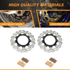 For Yamaha YZF-R1 98-03 YZF-R6 99-02 XJR 1300 SP 99-01 Front Brake Discs + Pads