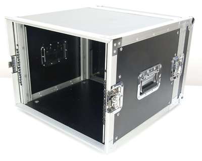 Profi Verstärkerrack PR 2, 8 HE, 47 cm tief Double Door Amprack Flightcase Rack