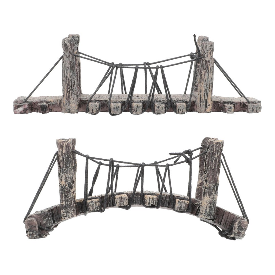 2 Pcs Miniature Bridge Toy Resin Suspension Bonsai Decor Dollhouse Decoration eBay