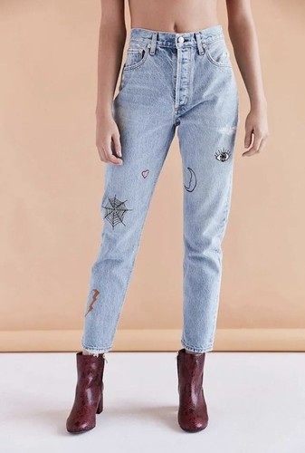 AGOLDE X UO Jamie High-Rise Jean - Rescued Crush Size 28 - Picture 3 of 8