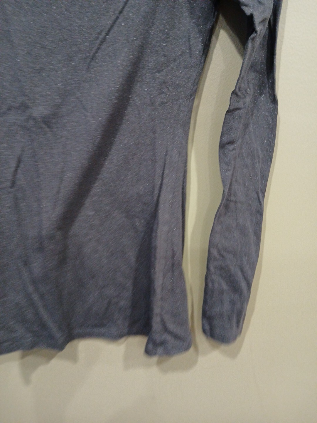 Express Sexy Basic Tee Extra Small Gray Silver Gl… - image 5