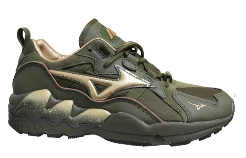 Mizuno Wave Rider 1 Tech Shoes - UK9.5 - Forest Night/Bronze 10359C/Forest Night