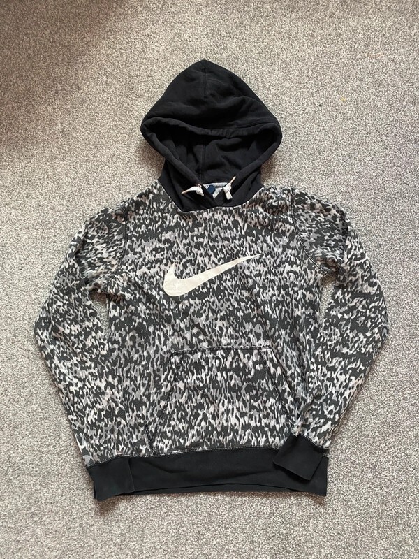 leopard nike sweater