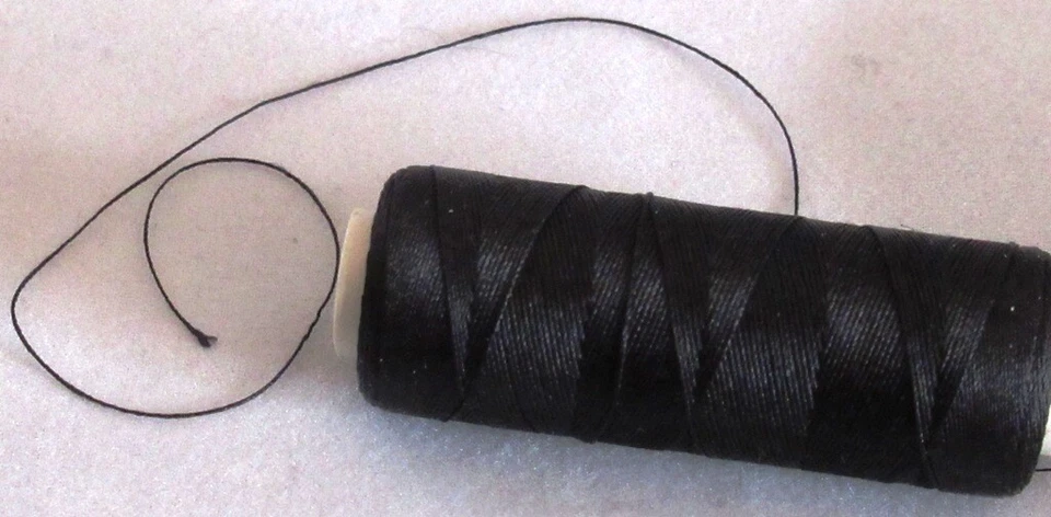 100% Silk Sewing Applique 50 weight Black Thread 200 meters  - Image 2 of 3