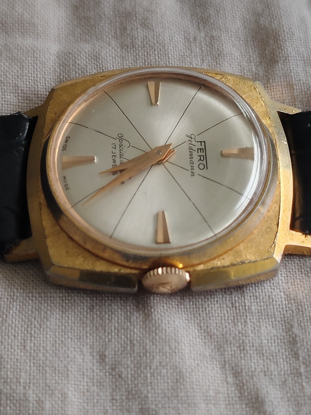 Fero Feldmann 17 Jewels Special Deluxe Swiss Made Wat… - Gem