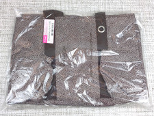 Thirty One Organizing Utility Tote Pin Dots Brown 15"x10"x6" NIP