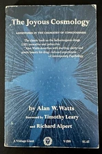 Joyous Cosmology ALAN WATTS 1st PB 1962 V-299 Timothy Leary Ram Dass psychedelic