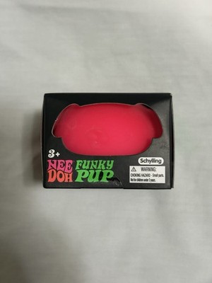 NEW Authentic NeeDoh Funky Pup   Pink Sensory Fidget Toys Viral Rare Nee Doh