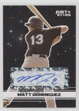 2008 Just Minors Stars Black Edition 20/25 Matt Dominguez #57 Auto 0b2