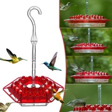 Flower Hexagonal Hummingbird Coneflower Hanging Bird Feeder