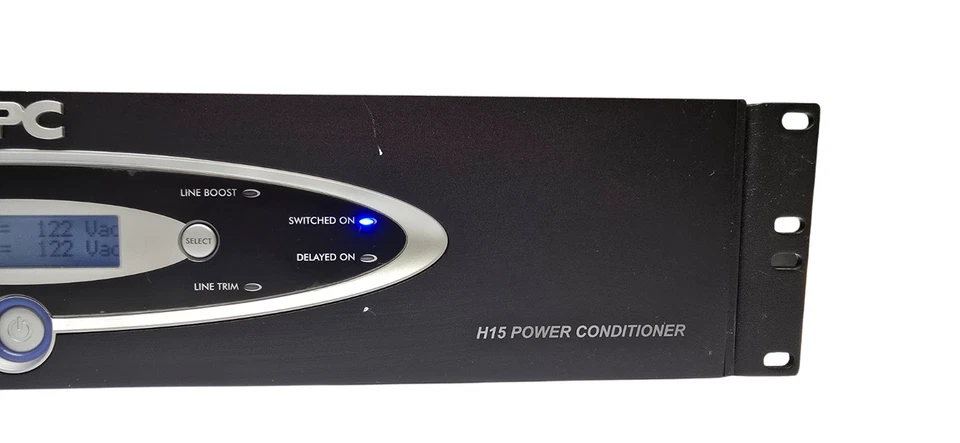 APC H10BLK 1kVA H-Type Rackmount Power Conditioner 120V W/ rack mount brackets - Image 3 of 4