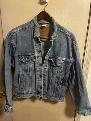Vintage Levis Denim Jacket Unisex  Medium Distressed 70507 4890 See Pics