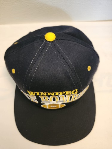 VTG 1990's Starter Winnipeg Blue Bombers SnapBack Hat Cap CFL Rare - Picture 6 of 11