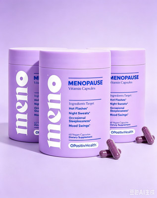 3-Pack Menopause Relief Supplement - 180 Vegan Capsules Hormone-Free Hot Flashes