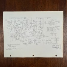 VINTAGE FENDER SUPER SIX REVERB AMPLIFIER PARTS/PRICE LIST & SCHEMATICS
