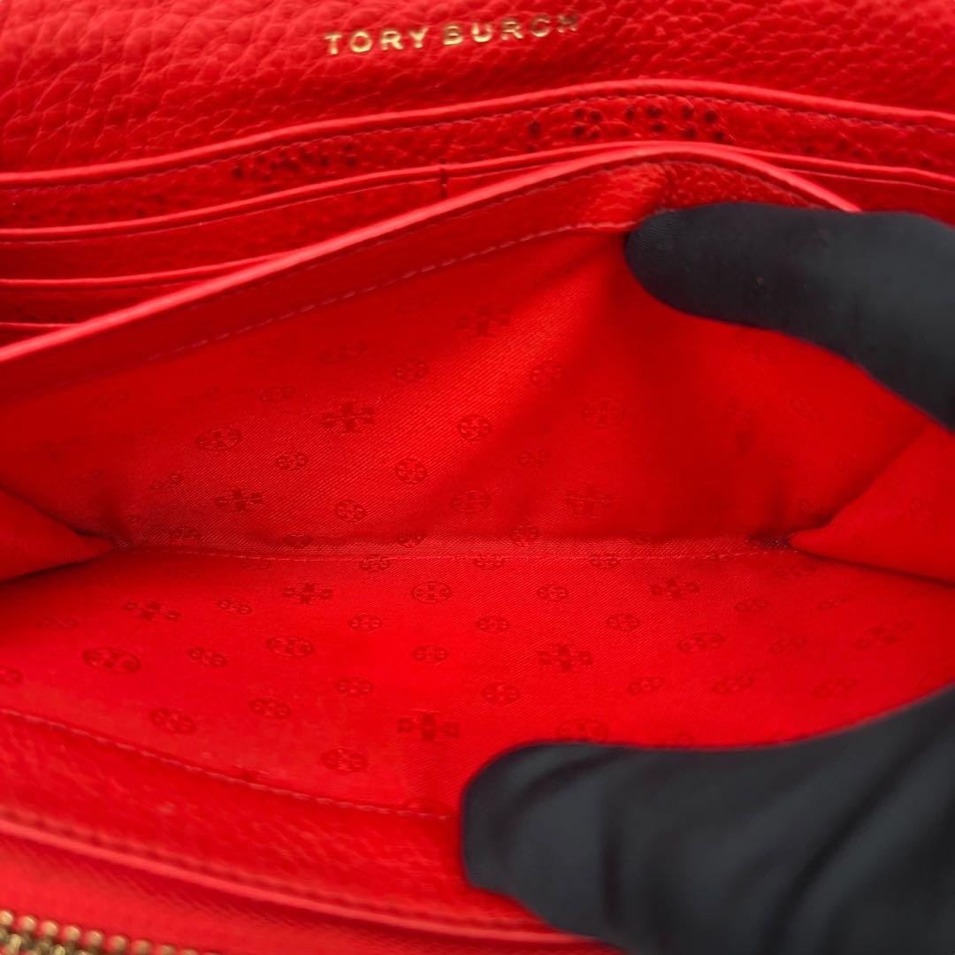 Tory Burch Crossbody Shoulder Bag Leather Red Women's From Japan thumbnail 11