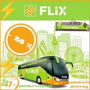 ✅ 20% FlixBus FlixTrain Gutschein ⚡️24/7 ECHTER SOFORTVERSAND⚡️ EUROPAWEIT 🚍