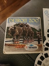 1959 View-Master DETROIT ZOO A581 Cover 3 Reels