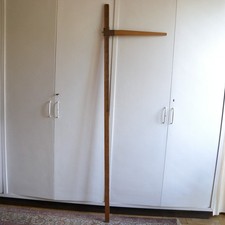 ANTICO STADIOMETRO STATIMETRO IN LEGNO MISURATORE ALTEZZA STUDIO MEDICO VINTAGE