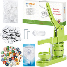 Button Maker Machine 58Mm Installation-Free, DIY Button Pin Maker Machine