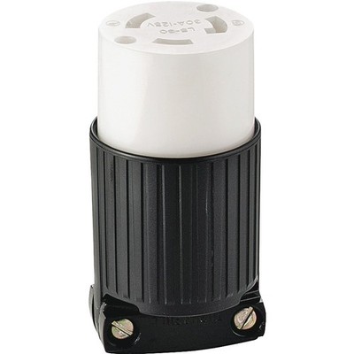 Eaton Wiring Devices L530C Twist Lock Connector, 2 -Pole, 30 A, 125/250 V, NEMA: