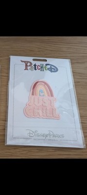 JUST CHILL Patched Disney Parks - Mickey Mouse Icon NEW