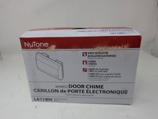 New Open Box NuTone LA11WH Wired Door Chime White 2-Note Doorbell Chime 71