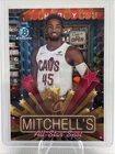 2025 Bowman Basketball Orange Geometric Refractor Donovan Mitchell #HS-5