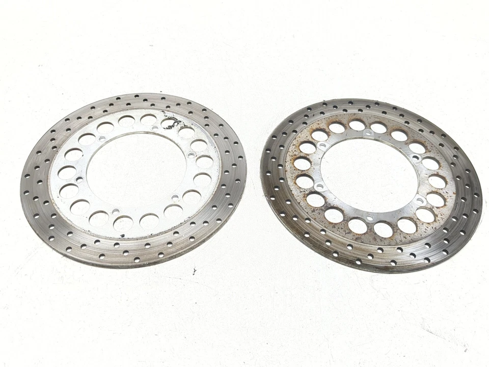 Juego de rotores de freno de disco delanteros Yamaha Royal Star Tour Deluxe XVZ1300LT 97-09 Foto 3 de 4