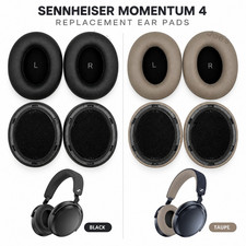Replacement Earpads Cushions Earmuffs For Sennheiser Momentum 4 Wireless Headset
