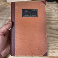 RARE Impassioned Clay Llewelyn Powys Lynd Ward 1931 1st ED Antique Book