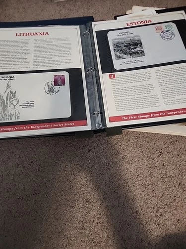 The First Stamps From The Independent Soviet States, 7 Official First Day Covers