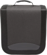 Amazon Basics Polyester CD/DVD Portable Storage Binder, 400-Capacity, Black