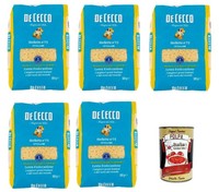 De Cecco Stellette N.75, 100% Italienisch Pasta Nudeln 5X 500G+Polpa 400G