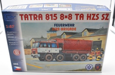 SDV Tatra 815 8x8 TA HZS SZ Feuerwehr Modellbausatz 1:87 H0 Neu SDV 495. OVP