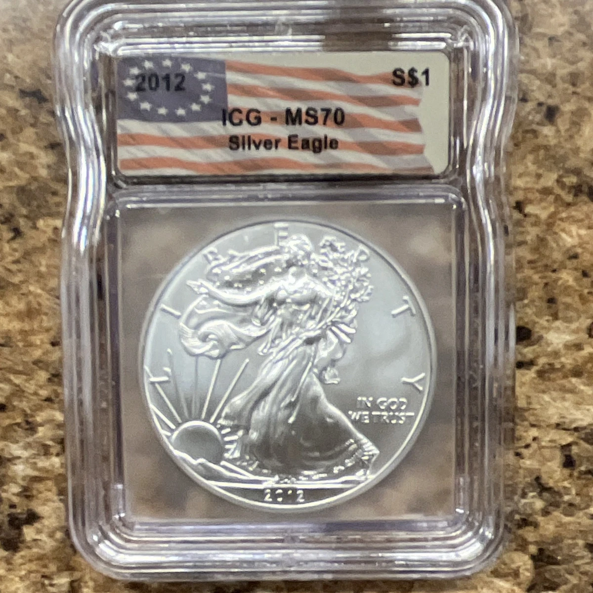 American Eagle MS 70 Graded 2012 Silver Bullion Coins for sale | eBay
