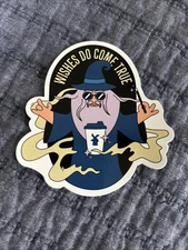 Dutch Bros Coffee Wizard Sticker “Wishes Do Come True”  October 2024