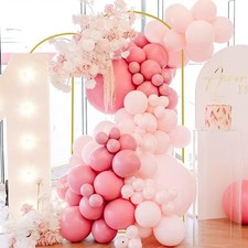 Arch Backdrop Stand Golden for Birthday Party Graduation Ceremony Decoration US