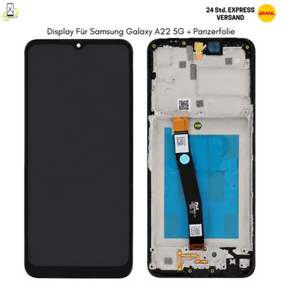Display Für Samsung Galaxy A22 5G A226B OLED LCD Bildschirm Schwarz