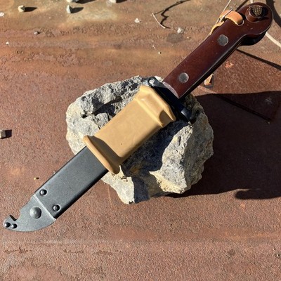 Vintage Rare Hungarian Bayonet Knife + Scabbard Hungary  TR1028