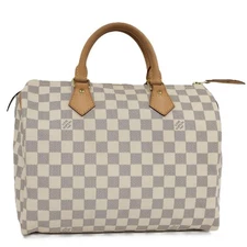 LOUIS VUITTON Speedy 30 Handbag Damier Azur from JAPAN