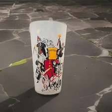 50's Frosted Libby's Martini Pitcher with Stirer