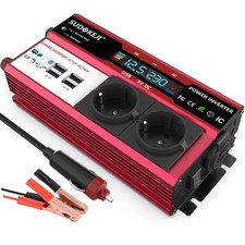 Onduleur SUDOKEJI 3000W 12V 24V Vers 220V 120V Convertisseur Voiture Bateau