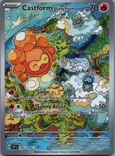 Castform Sunny Form 195/191 Surging Sparks Illustration Rare NM on eBay