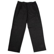 GIANNI VERSACE Pin Head Wool Tuck Pants Size 56 K-160872 